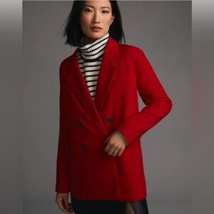 NWT Maeve Double-Breasted Blazer